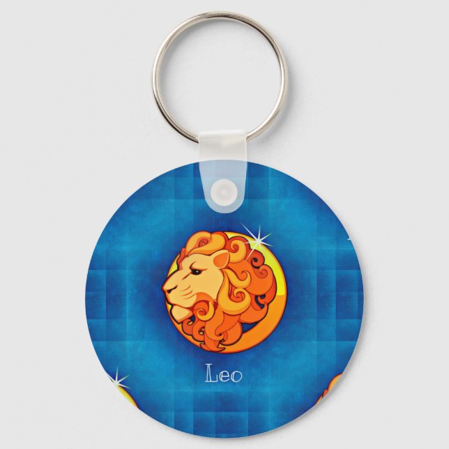 leo horoscope keychain (Front)