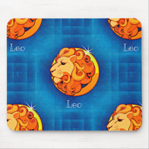 leo horoscope mouse pad