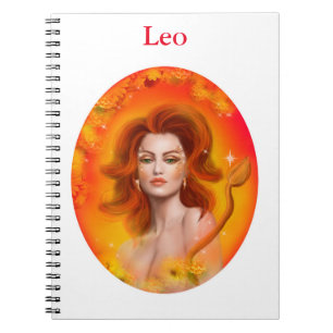 Leo Horoscope Zodiac  Fantasy Notebook