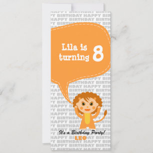 Leo Invitation Birthday Party