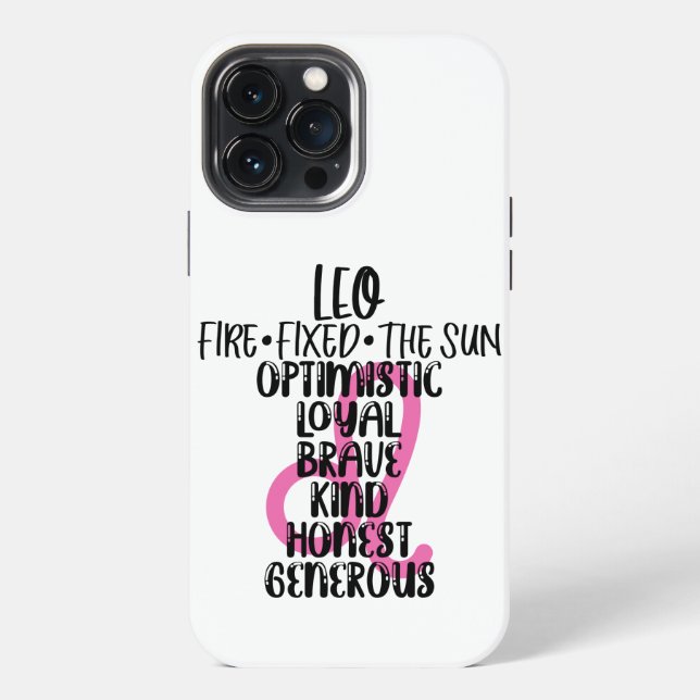 Leo iPhone Case (Back)