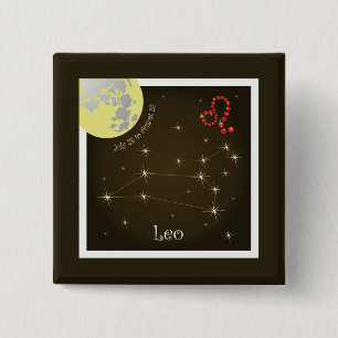 Leo July 23 to August 22 Buttons