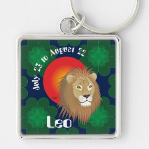 Leo July 23 to August 22 Keychains