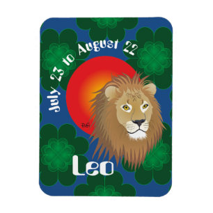 Leo July 23 to August 22 Premium Flexi Magnet