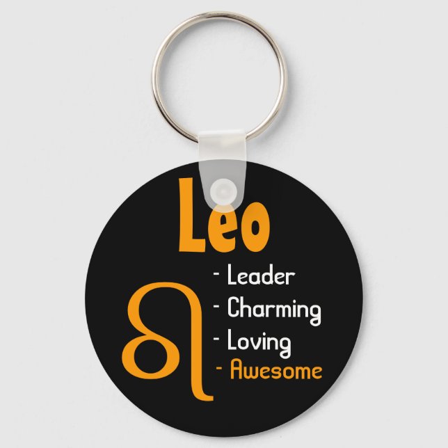 Leo Keychain (Front)