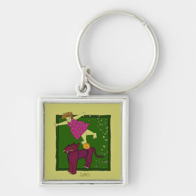 Leo Keychain (Front)