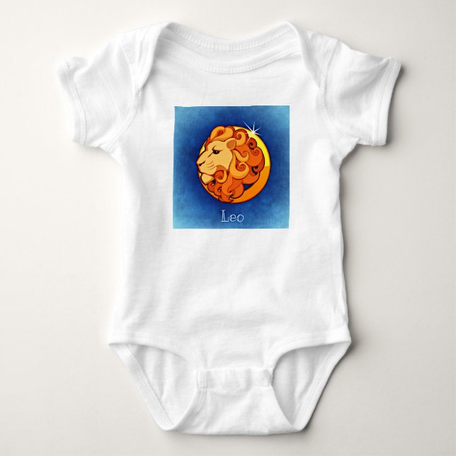 Leo, Leone Baby Bodysuit (Front)