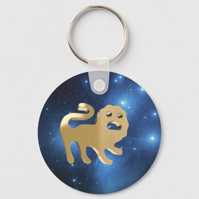 Leo, Leone Keychain (Front)
