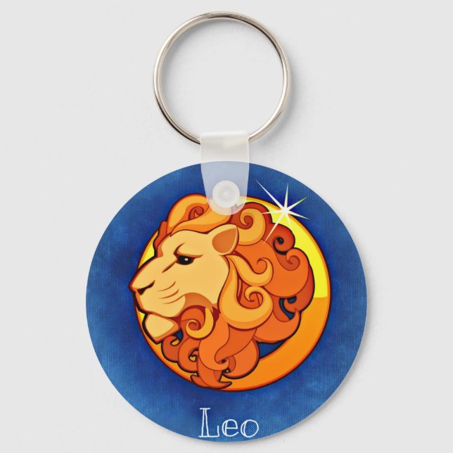 Leo, Leone Keychain (Front)