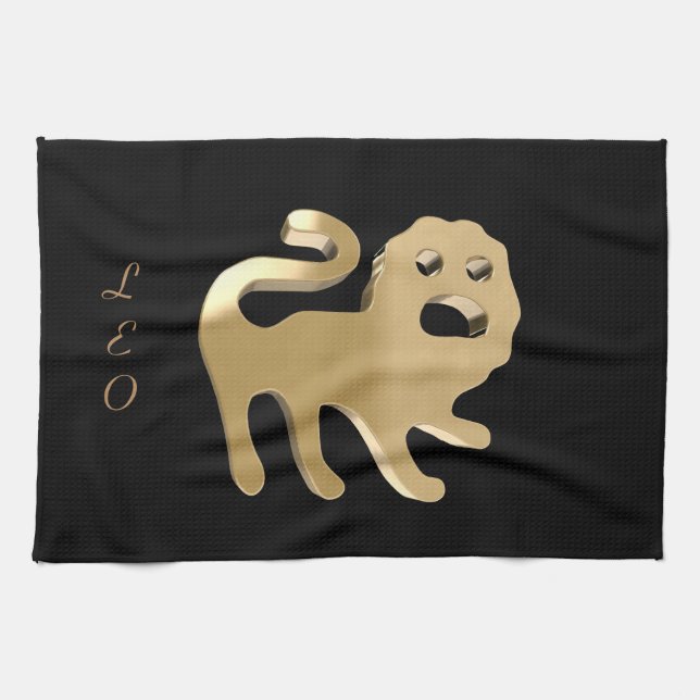 Leo, Leone Kitchen Towel (Horizontal)