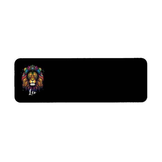 Leo Lion Address Labels (Front)