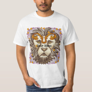 Leo Lion birthday  custom t-shirts