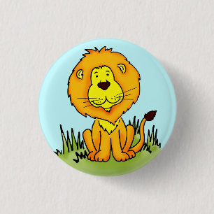 Leo Lion button