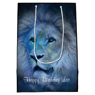 Leo Lion MGB Happy Birthday Medium Gift Bag