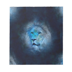 leo lion notepad