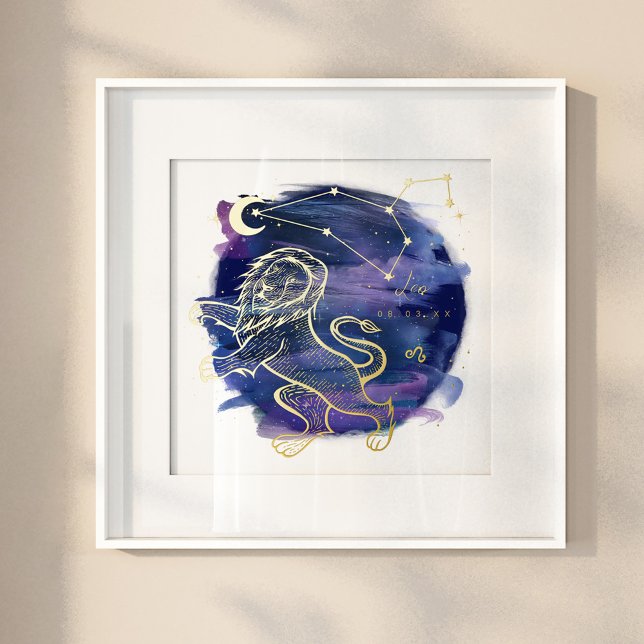 Leo Lion Sign of the Zodiac Custom Birth Date (Creator Uploaded)