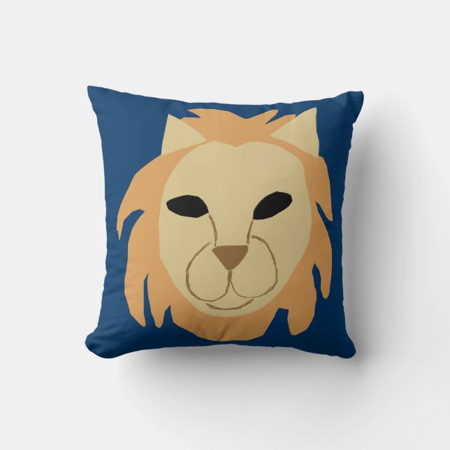 Leo Lion, Throw Pillow (Front)