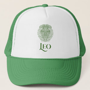 Leo Lion Zodiac Horoscope & Astrological Sign Trucker Hat