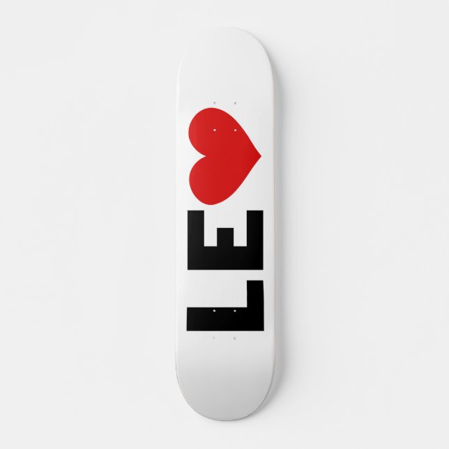 Leo Love Skateboard (Front)