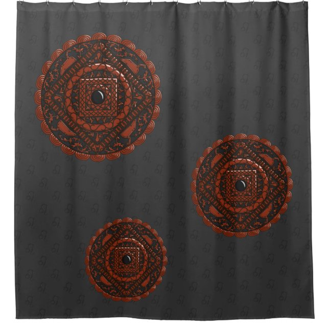 Leo Mandala Douche rideau (Devant)