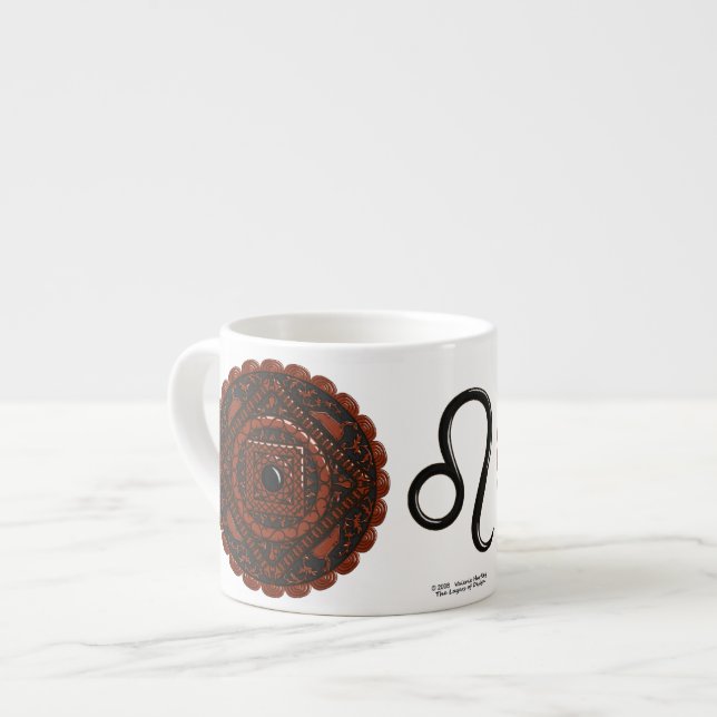 Leo Mandala Specialty Mug (Front Left)