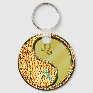 Leo & Metal Dog Keychain