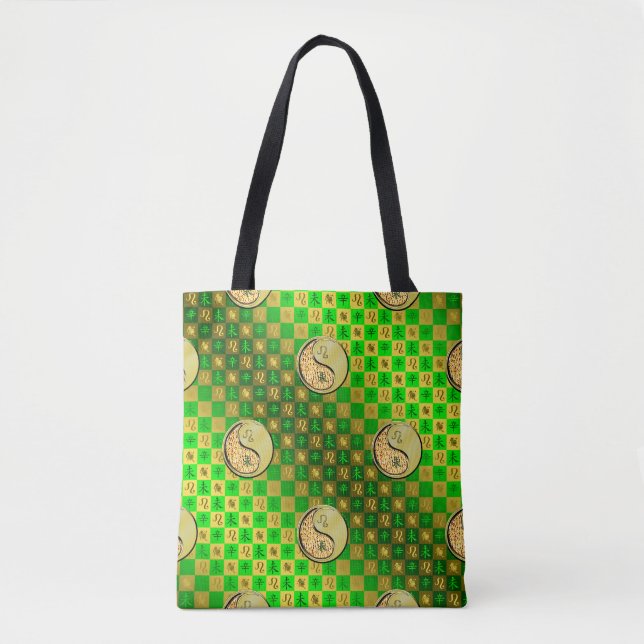 Leo & Metal Goat Tote Bag (Front)