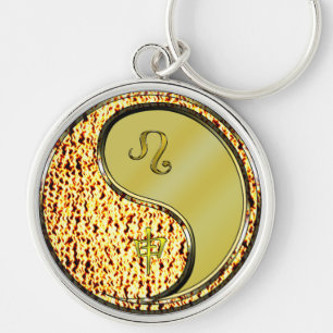 Leo & Metal Monkey Keychain