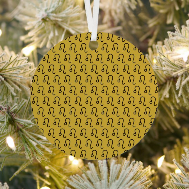 Leo Metal Ornament (Insitu)