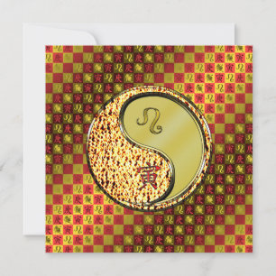 Leo & Metal Tiger Card