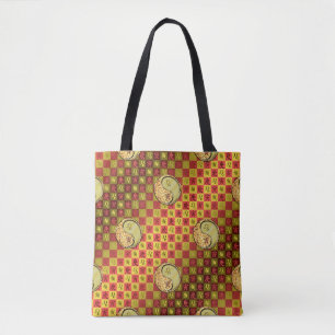 Leo & Metal Tiger Tote Bag