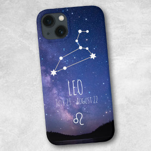 Leo   Personalized Zodiac Constellation iPhone 13 Case