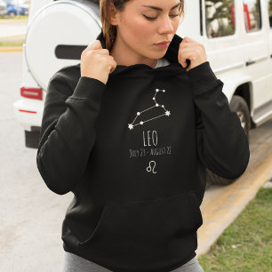 Leo   Personalized Zodiac Constellation Hoodie