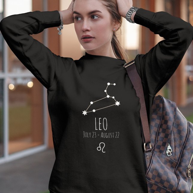 Leo | Personalized Zodiac Constellation Sweatshirt (Creator Uploaded)
