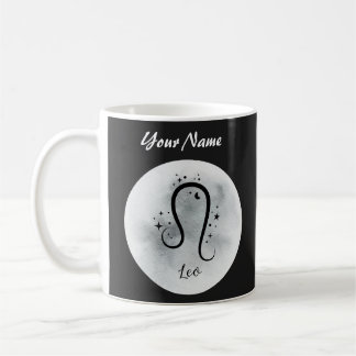 Leo Personalized Zodiac Custom name Coffee Mug