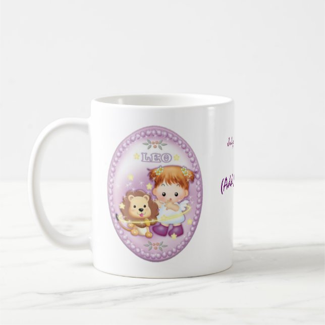 Leo - Personalized Zodiac Mug (Left)