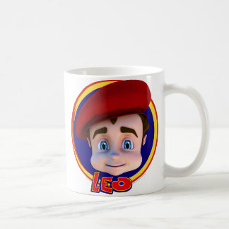 Leo Portrait with Logo Mug