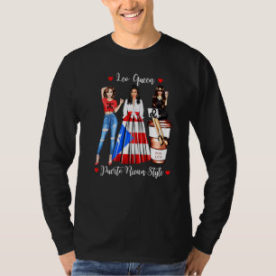 Leo Queen Puerto Rico Woman Rican Girl Boricua Zod T-Shirt