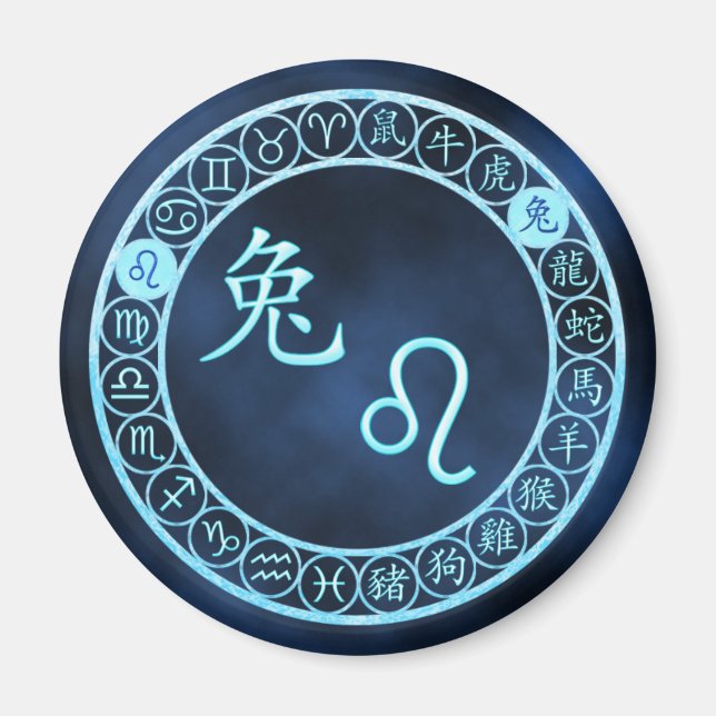 Leo/Rabbit Magnet (Front)