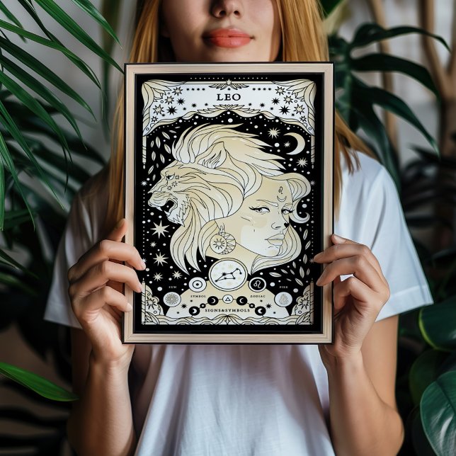 Leo Radiant et Regal - Astrologie Poster d'Art (Créateur téléchargé)