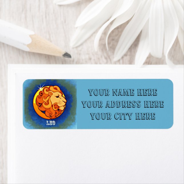 Leo Return Address Label (Insitu)