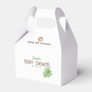 Leo Safari Baby Shower Jungle Favor Boxes