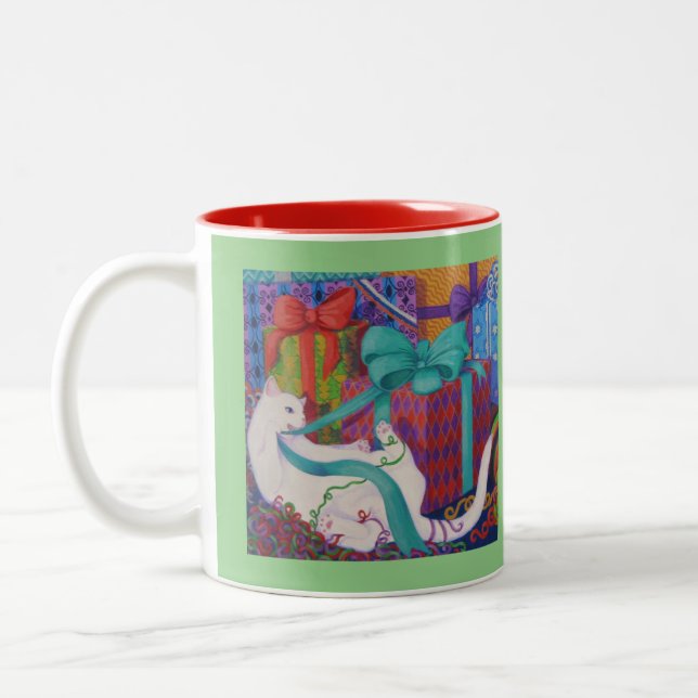Leo Shreds the Holidays mug (Left)