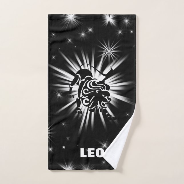 Leo sign hand towel (Hand Towel)