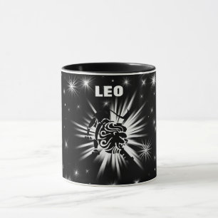 Leo sign mug