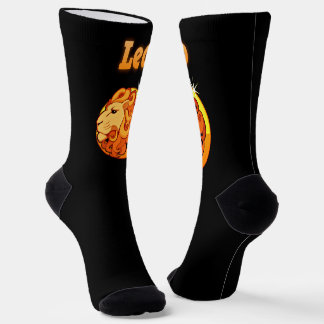 Leo sign socks