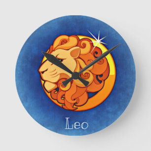 Leo Sign Wall Clock