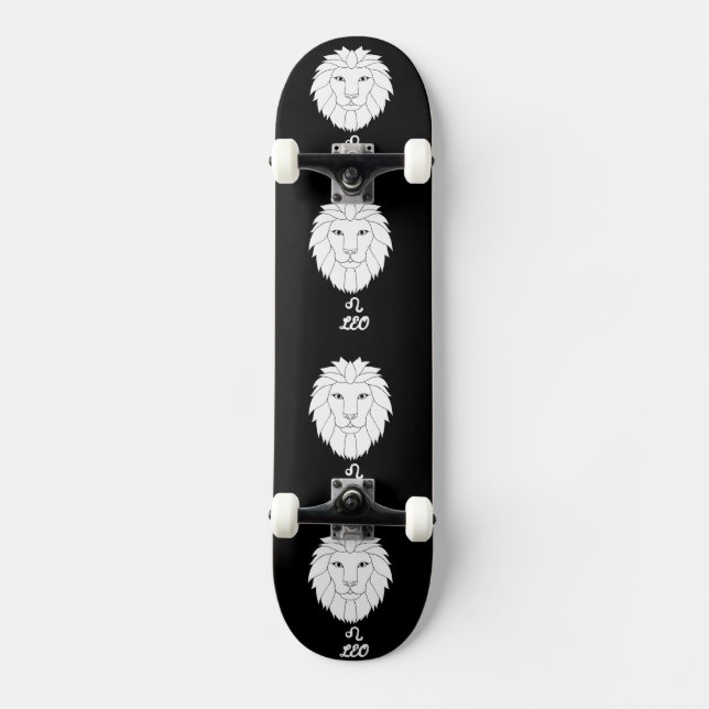 Leo Silhouette Skateboard (Front)