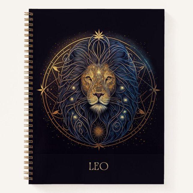 Leo Spiral Notebook (Front)