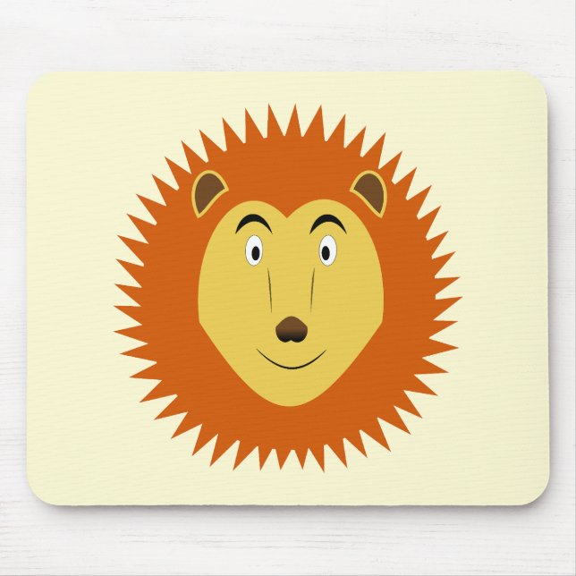 Leo Star Sign Lion Birthday Mouse Pad (Front)